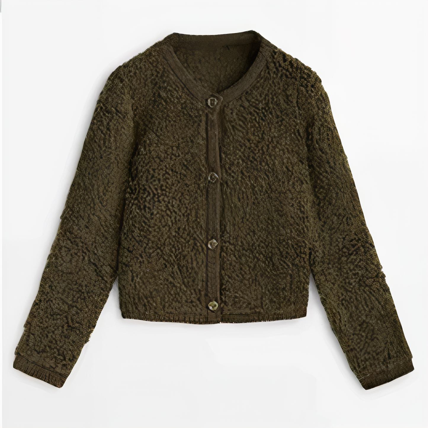 Norvielle Damen Strickjacke Lammwolle - Norvielle