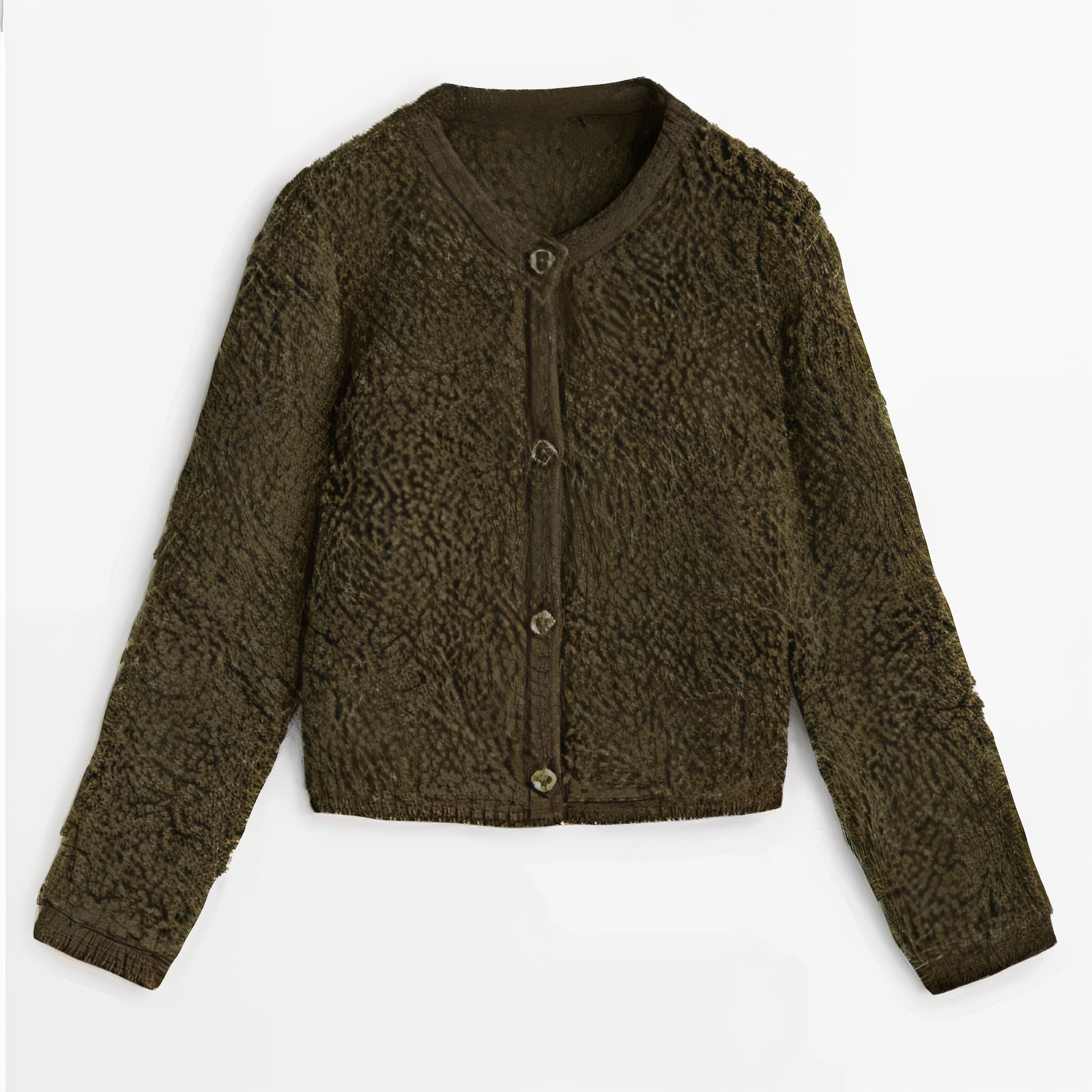 Norvielle Damen Strickjacke Lammwolle - Norvielle