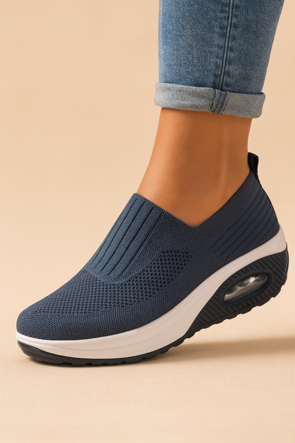 Damen Orthopädische Sneaker Atmungsaktives Material Bequem