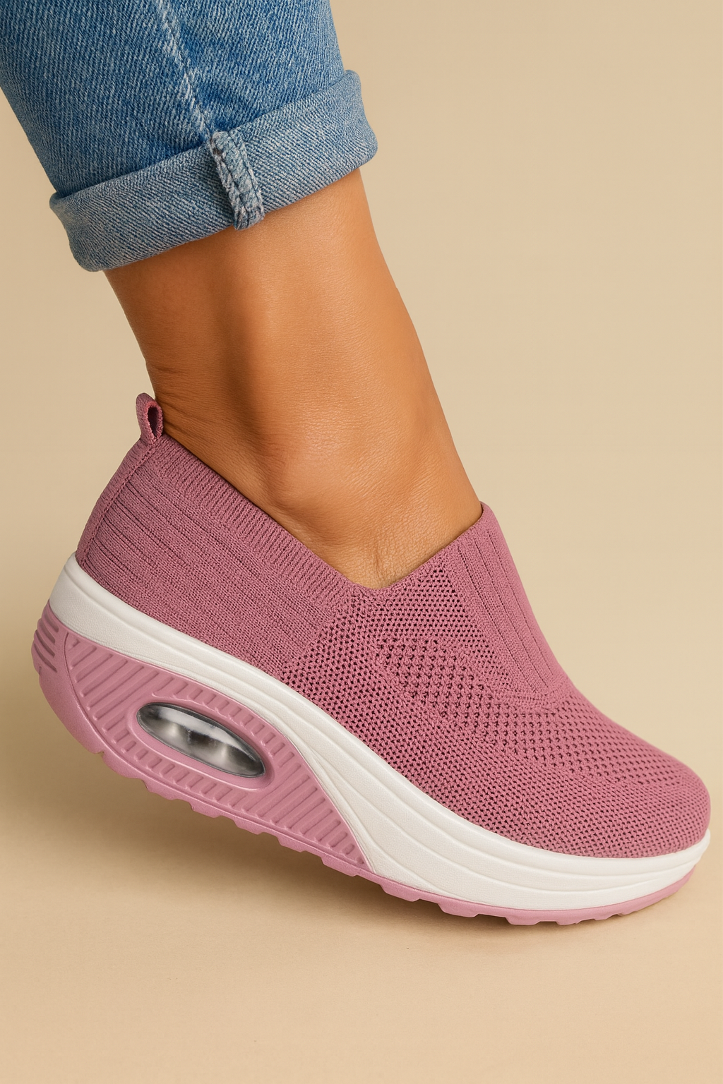 Damen Orthopädische Sneaker Atmungsaktives Material Bequem