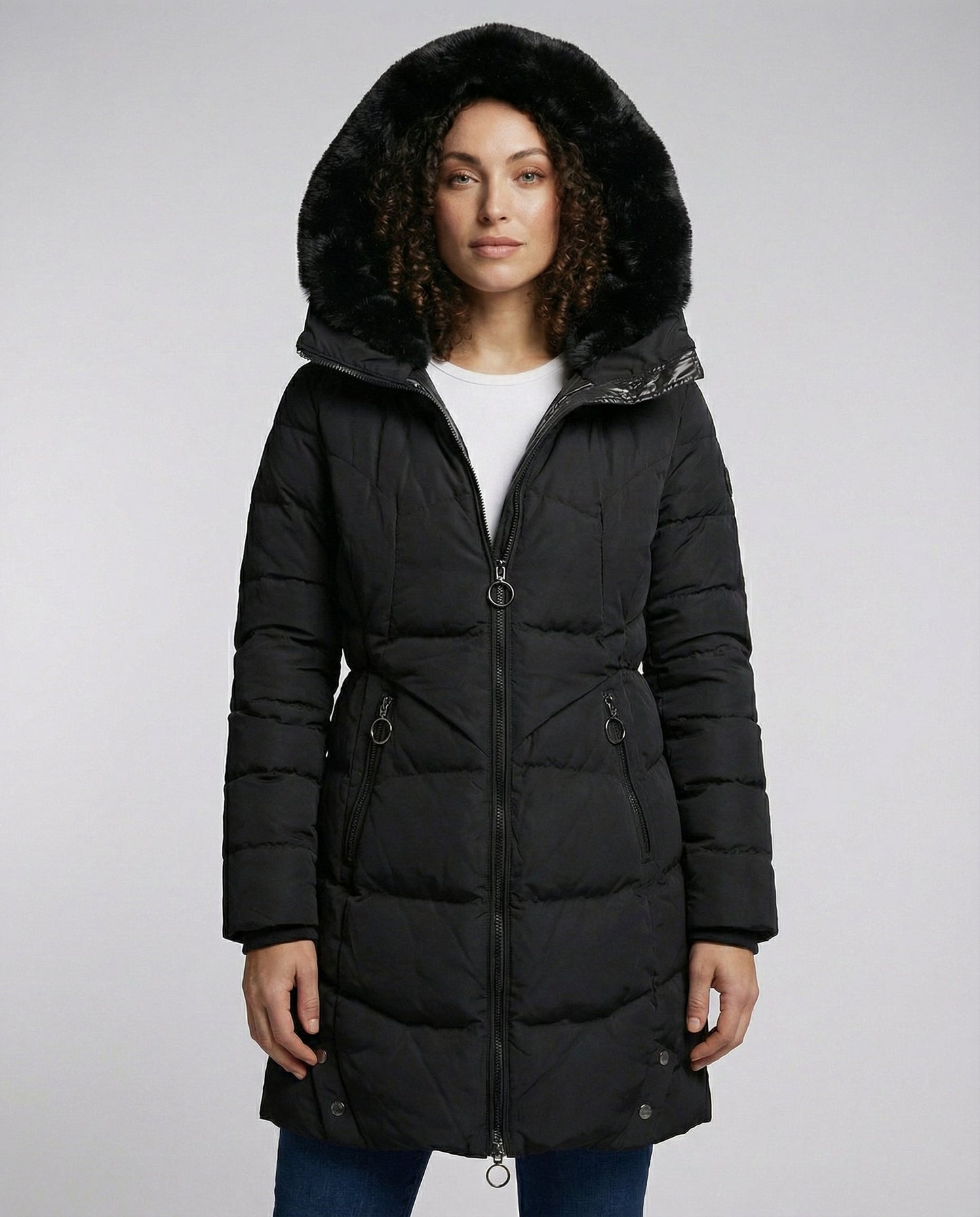 Damen Wintersteppmantel Warm