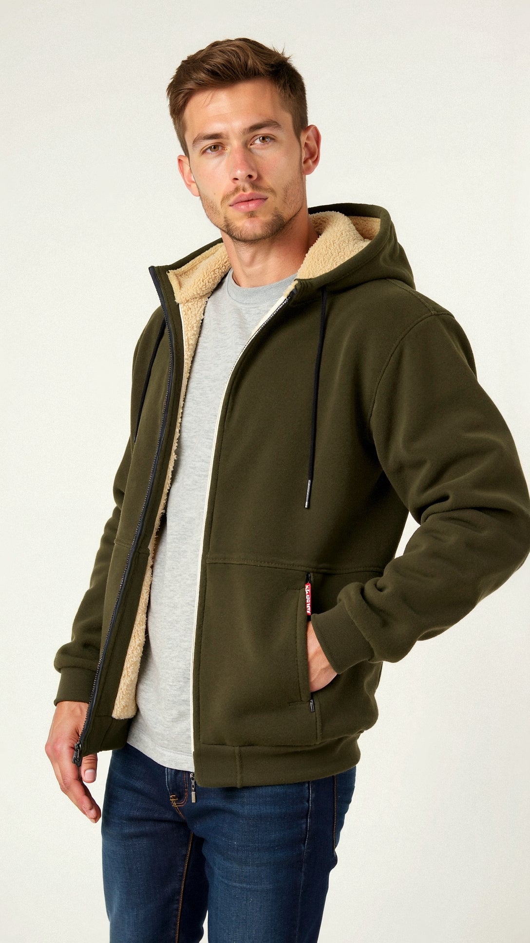 Herrenjacke Weich und Warm