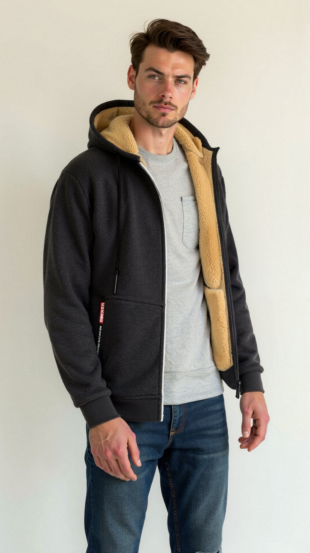 Herrenjacke Weich und Warm