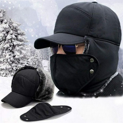 Winddichte Wintersportmütze mit Ohrenschützer Warm