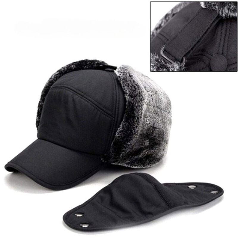 Winddichte Wintersportmütze mit Ohrenschützer Warm
