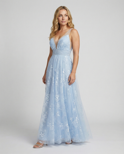 Damen Meshkleid Elegant Party Schwarz - Norvielle