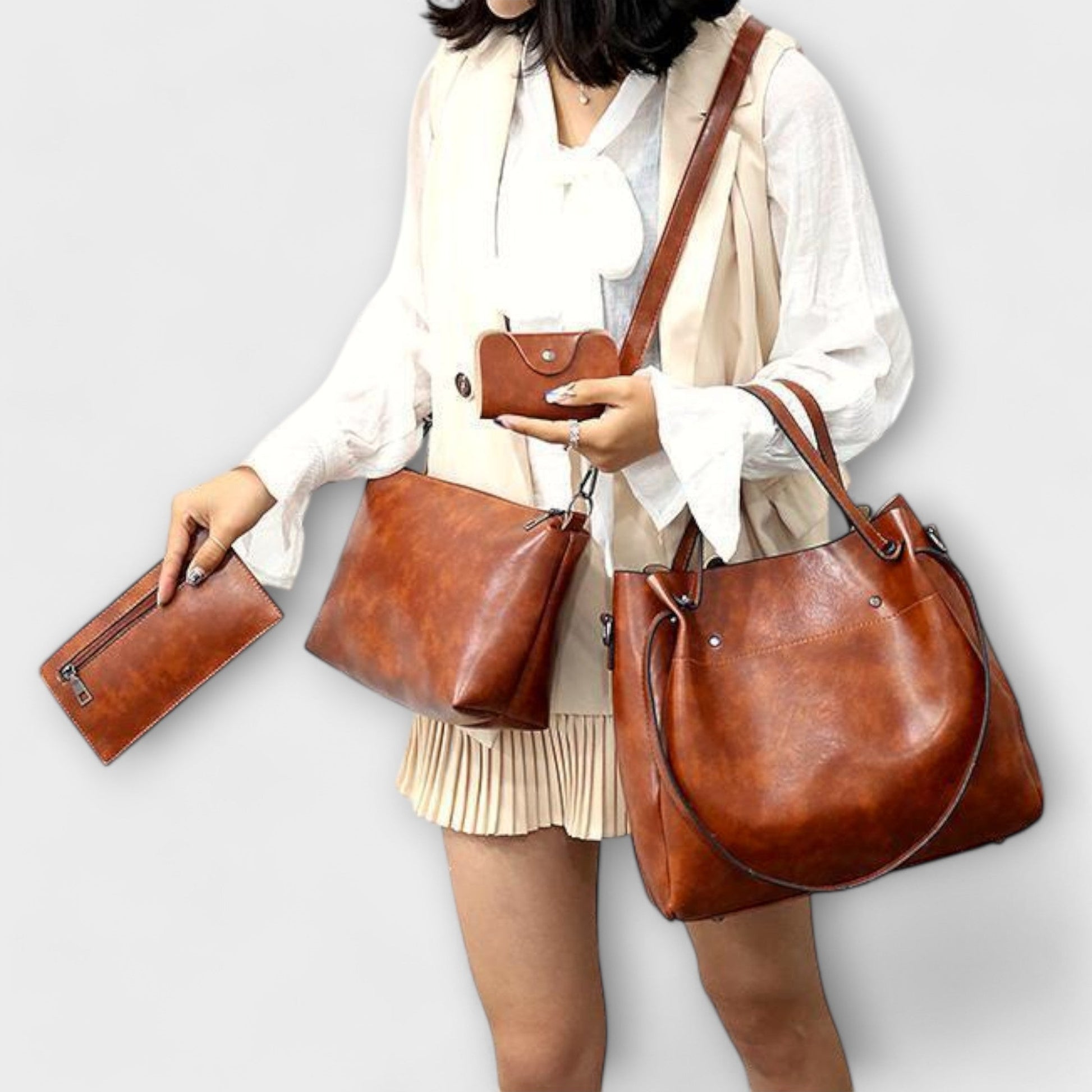 Elarova | 4Teiliges Vintage TaschenSet