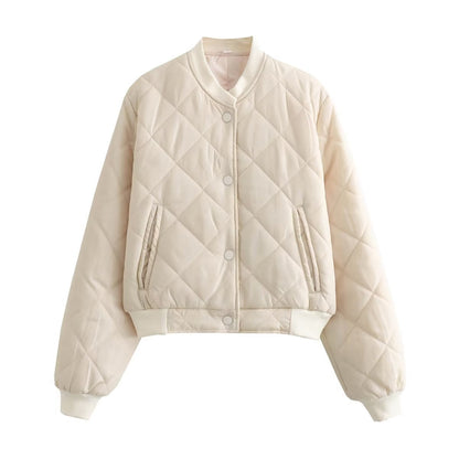 Elarova | Argyle-Muster Bomberjacke für Frauen