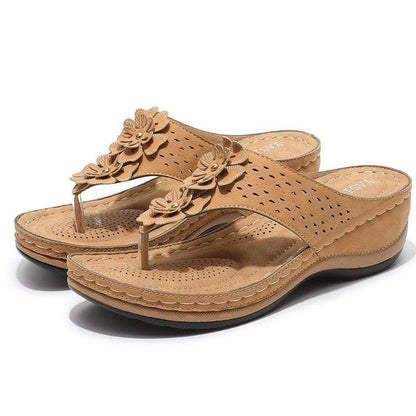 Damen Freizeitschuhe Atmungsaktives Mesh Runder Kappe Blumenmuster - Norvielle