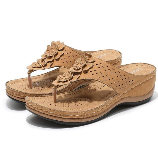 Damen Freizeitschuhe Atmungsaktives Mesh Runder Kappe Blumenmuster - Norvielle
