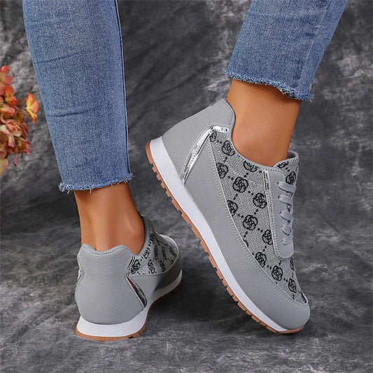Norvielle Damen Flache Schuhe Blumenmuster - Norvielle