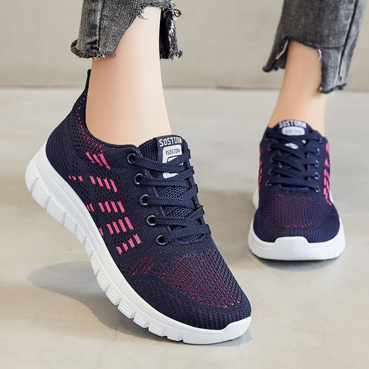 Damen Sportschuhe Bequem Modisch Schwarz - Norvielle
