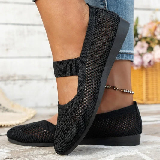 Norvielle Damen Riemen-Schuhe Bequem - Norvielle