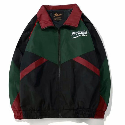 Herren Bomberjacke Bestickt Stilvoll Schwarz - Norvielle