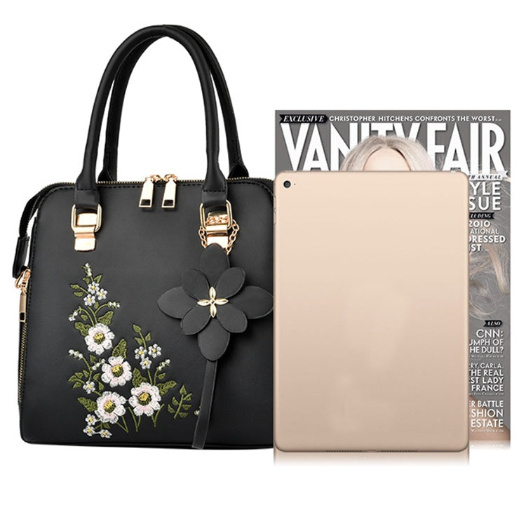 Elarova | Bestickte Handtasche Für Damen Mit Schulter Und Messenger Design