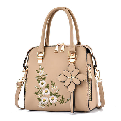 Damen Handtasche Bestickt Schultertasche Messenger Design - Norvielle