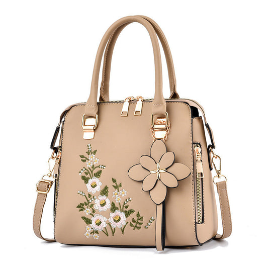 Damen Handtasche Bestickt Schultertasche Messenger Design - Norvielle