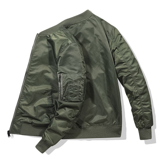 Herren Bomberjacke Edelkraft Stilvoll Schwarz - Norvielle