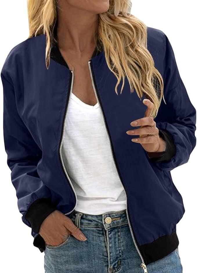 Elarova | Bomberjacke mit Blumenmuster für Damen