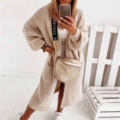 Elarova | Cardigan Comfy Lange Damen Cardigan