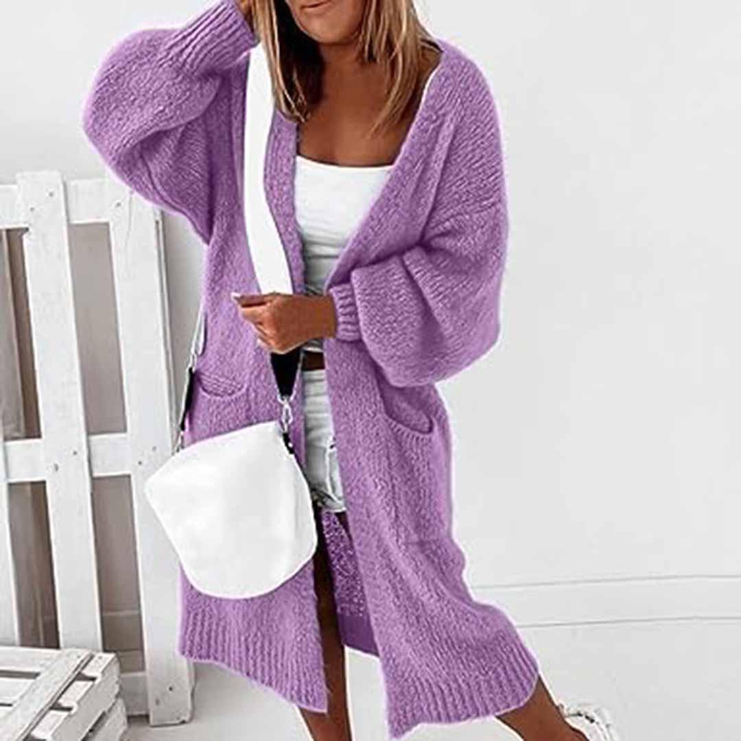 Elarova | Cardigan Comfy Lange Damen Cardigan