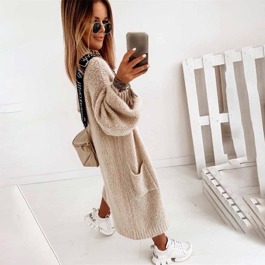 Elarova | Cardigan Comfy Lange Damen Cardigan