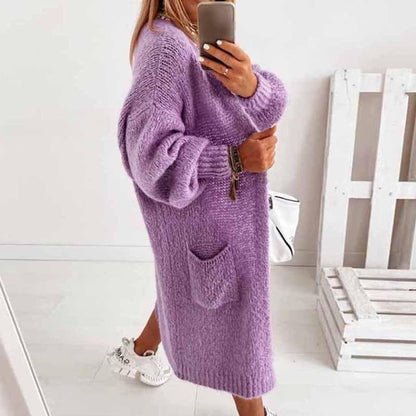 Elarova | Cardigan Comfy Lange Damen Cardigan