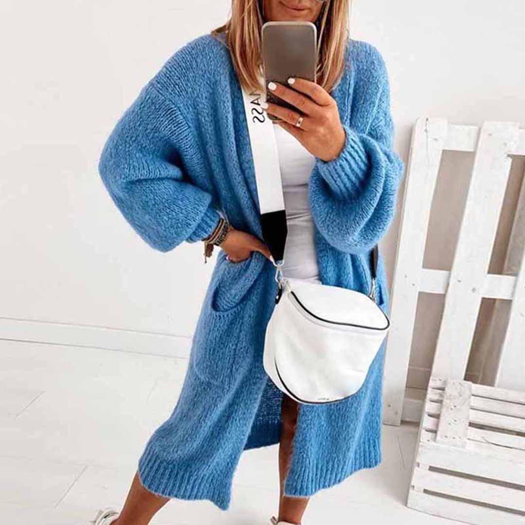 Elarova | Cardigan Comfy Lange Damen Cardigan