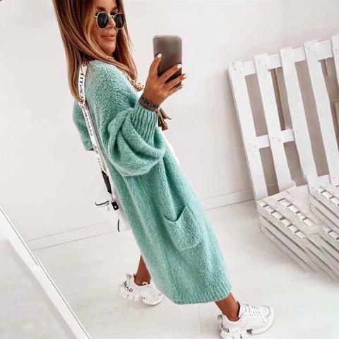 Elarova | Cardigan Comfy Lange Damen Cardigan