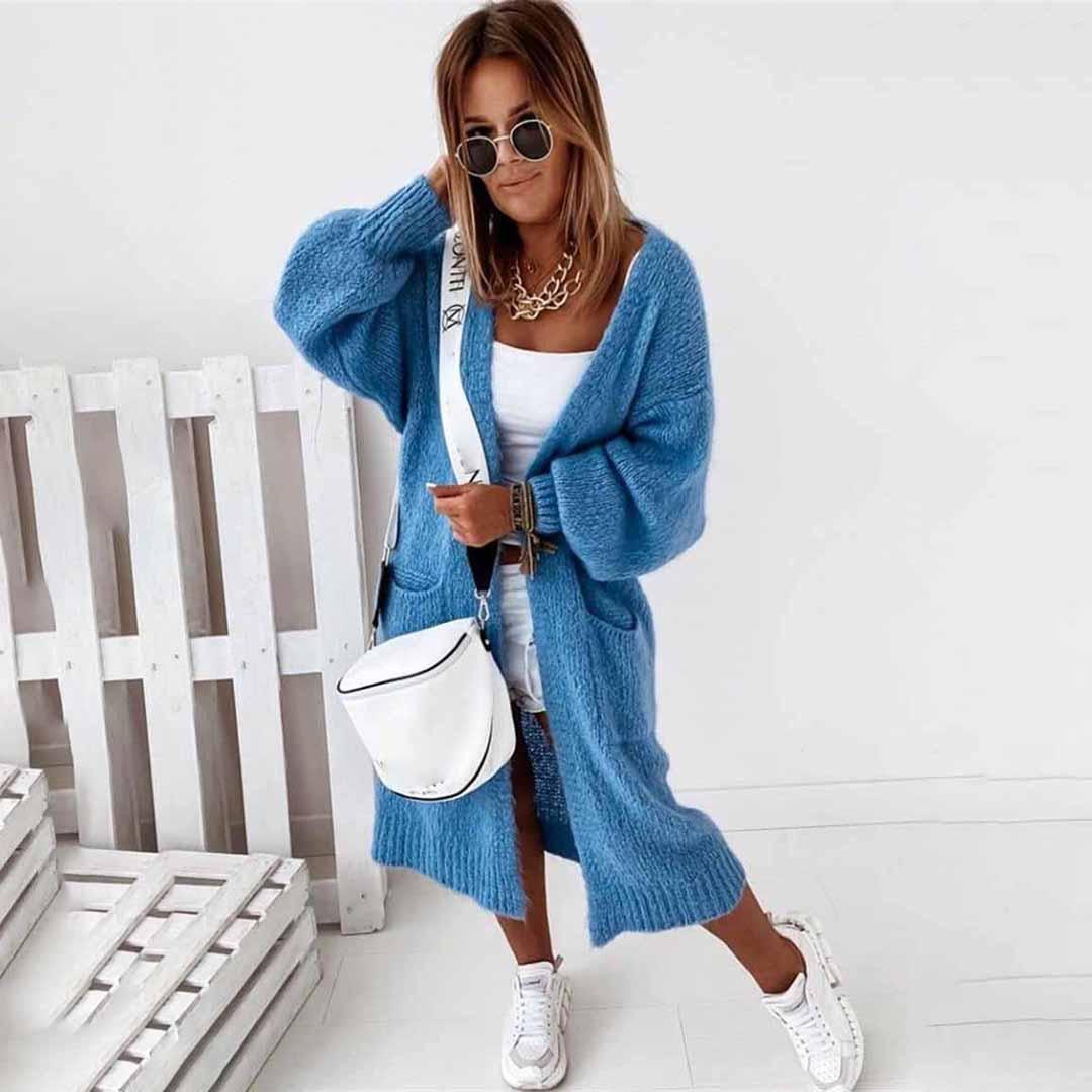 Damen Cardigan Comfy Lang Norvielle - Norvielle