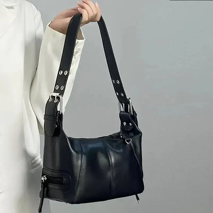 Norvielle Damen Cargo Tasche Multi-Pocket Umhängetasche - Norvielle