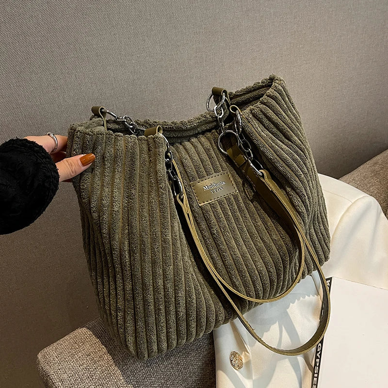 Elarova | Damen Cord Handtasche