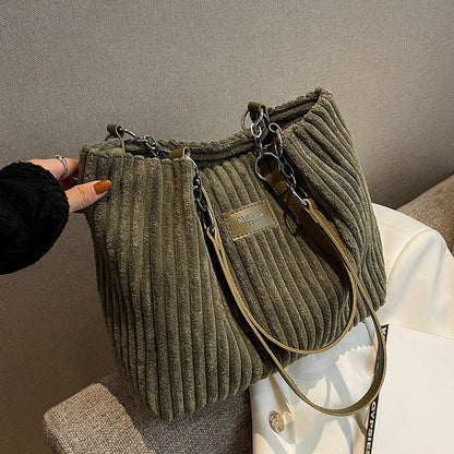 Elarova | Damen Cord Handtasche