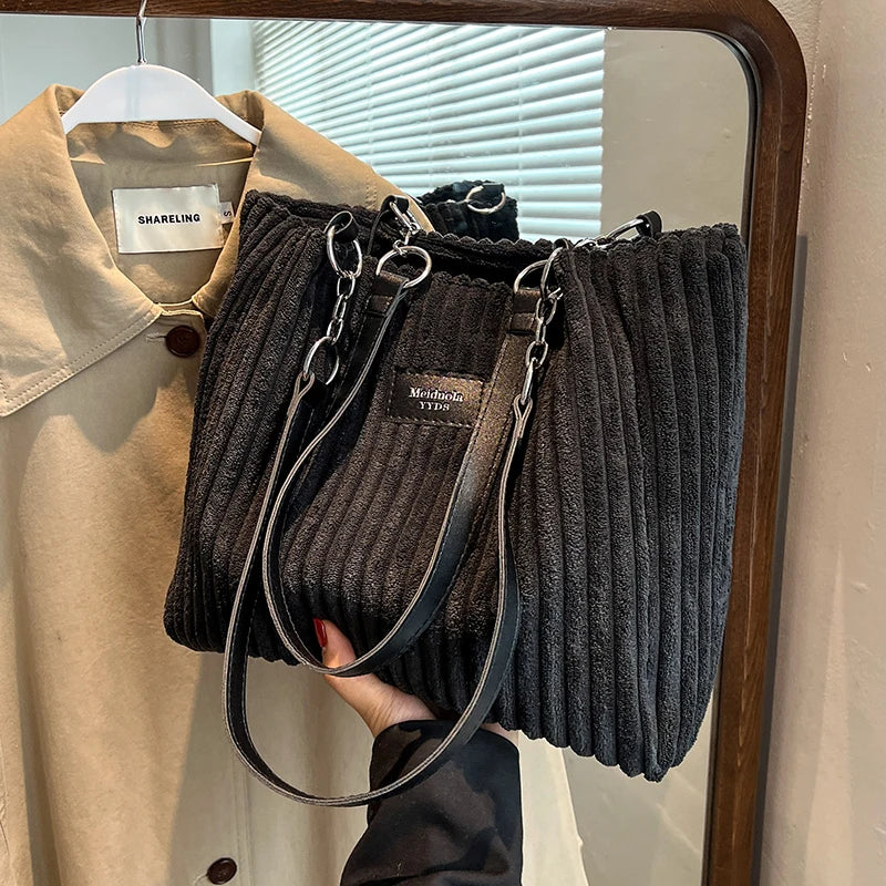 Elarova | Damen Cord Handtasche