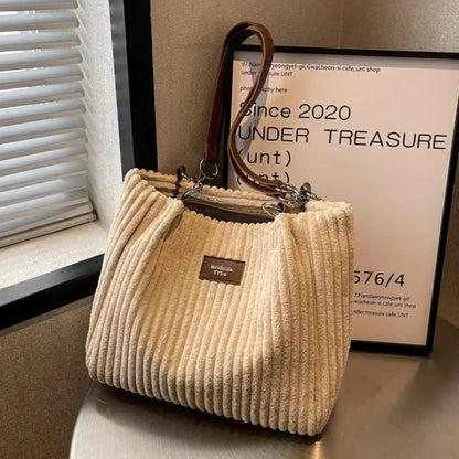 Elarova | Damen Cord Handtasche