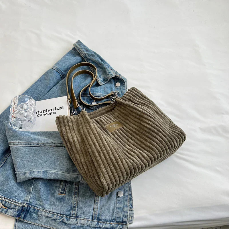Elarova | Damen Cord Handtasche