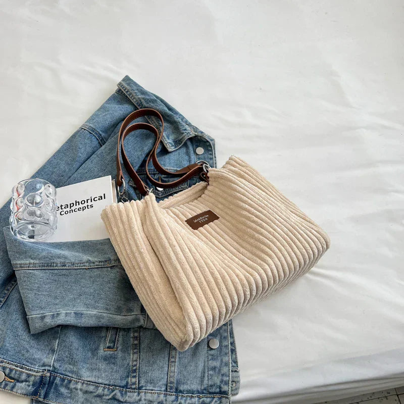 Elarova | Damen Cord Handtasche