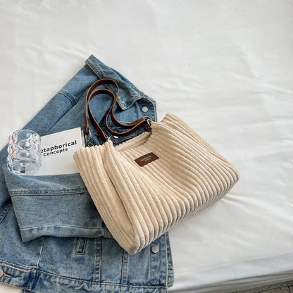 Elarova | Damen Cord Handtasche