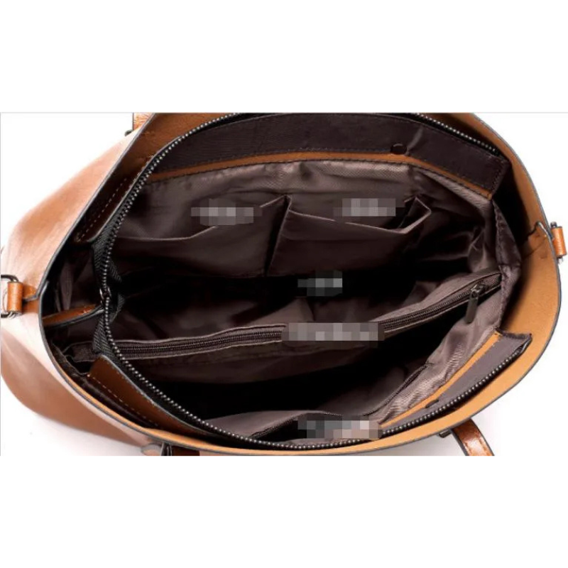 Elarova | Damen Designer Handtasche Schwarz