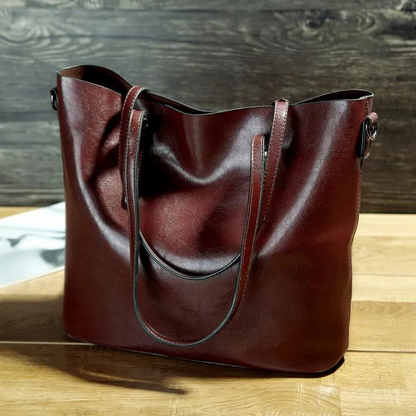 Elarova | Damen Designer Handtasche Schwarz