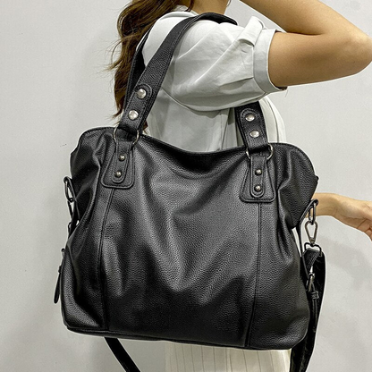 Elarova | Damen Designer Handtasche Schwarz