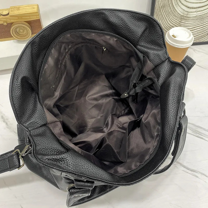 Elarova | Damen Designer Handtasche Schwarz