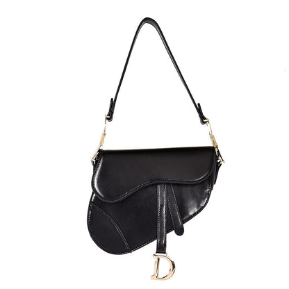 Elarova | Damen Schultertasche Exklusive PULeder Satteltasche mit breitem Riemen und luxuriösem Aussehen