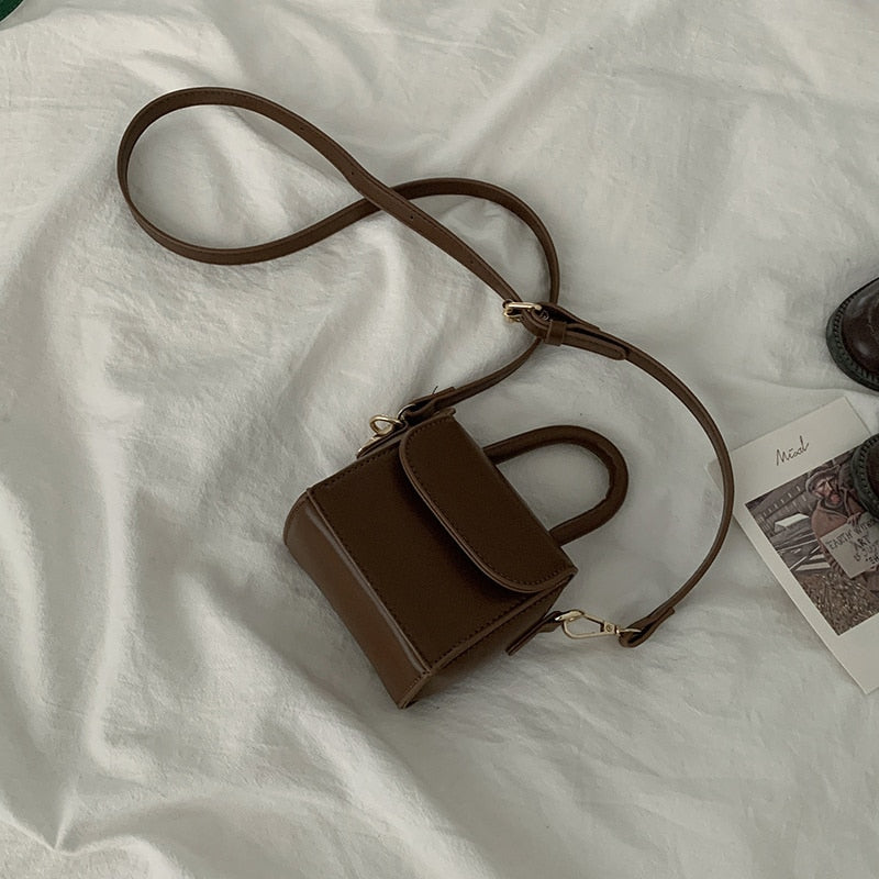 Elarova | Damen Tragbare Kleine Quadratische Tasche | Vielseitige Umhängetasche