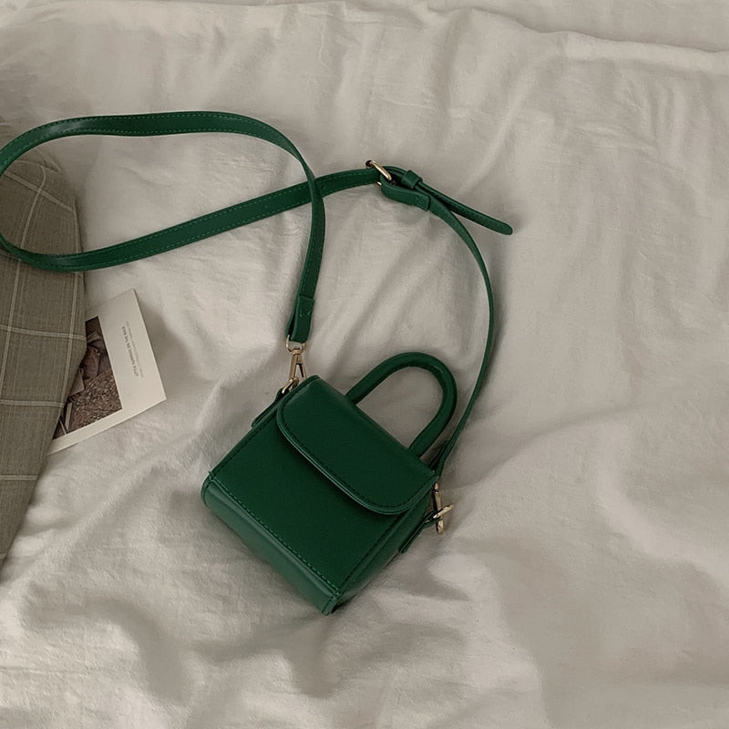 Elarova | Damen Tragbare Kleine Quadratische Tasche | Vielseitige Umhängetasche