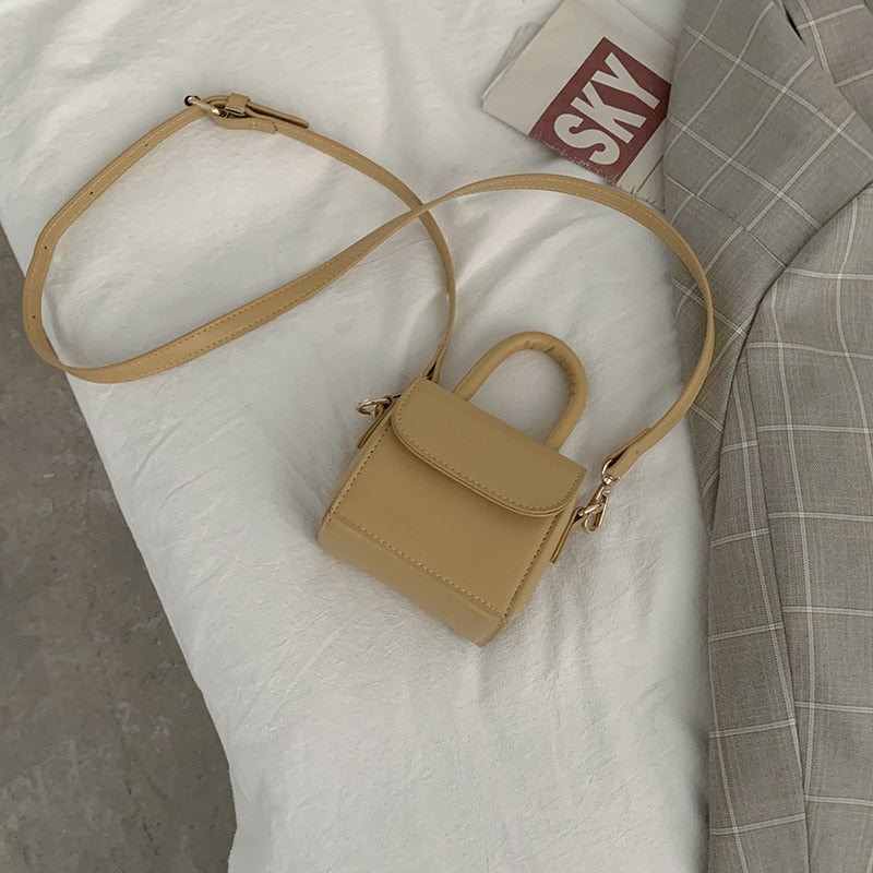Elarova | Damen Tragbare Kleine Quadratische Tasche | Vielseitige Umhängetasche
