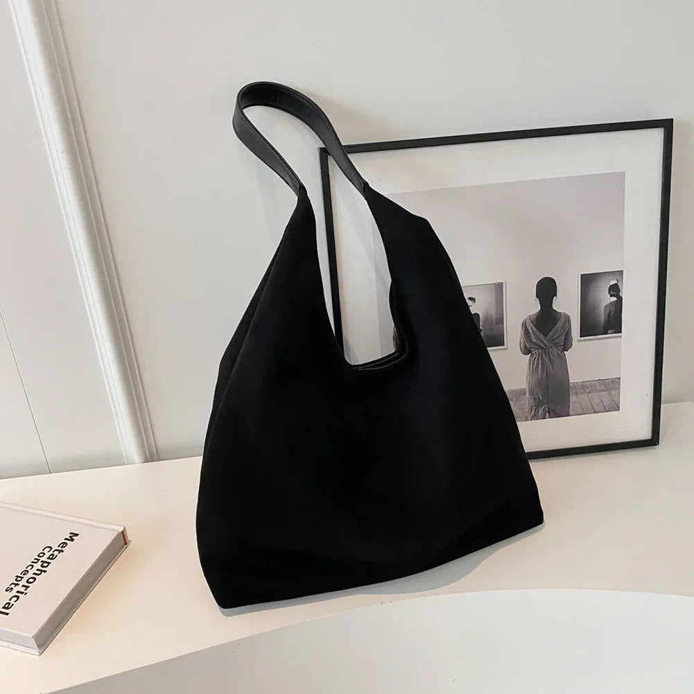 Elarova | Damen Wildleder Tote Bag Stilvolle Frauentasche