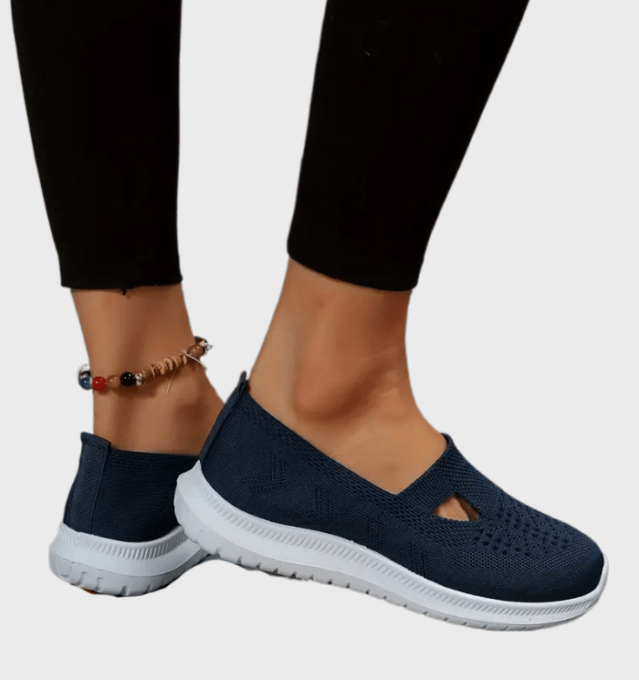 Elarova | Damen lässige Slip-on Turnschuhe