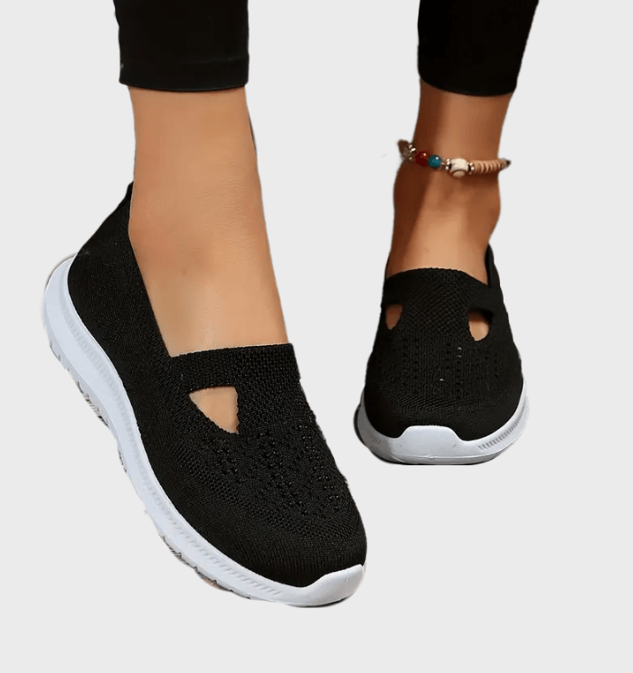 Elarova | Damen lässige Slip-on Turnschuhe