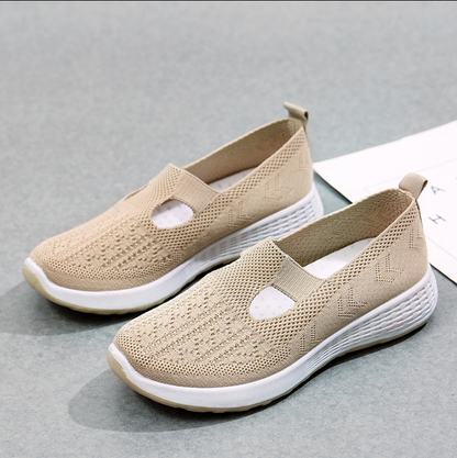 Elarova | Damen lässige Slip-on Turnschuhe